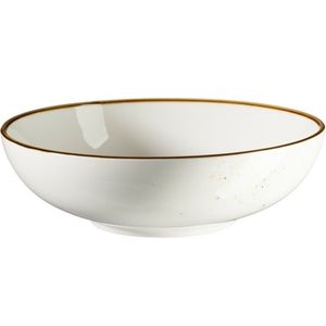 Mäser Miska Pintar White hnědé tečky 22 cm, 22 cm obraz