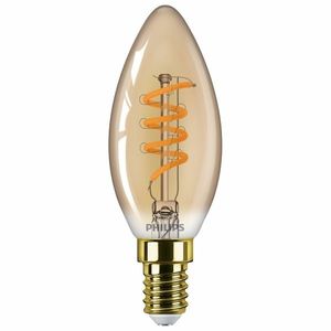 Philips LED filament žárovka E14 B35 2, 5W (15W) 1800K stmívatelná, jantarová obraz