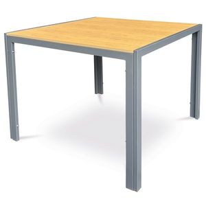 Autronic Zahradní stůl, kov, polywood, hnědá, AZT-S1209 OAK obraz