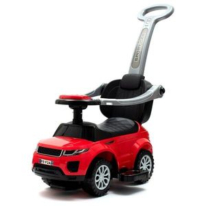 Dětské hrající odrážedlo s vodící tyčí SUV 3v1 Baby Mix červené obraz