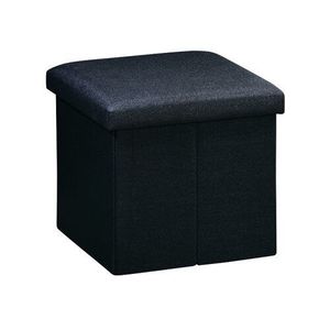 Kesper 15955 Taburet, černá, 38 x 38 x 38 cm obraz