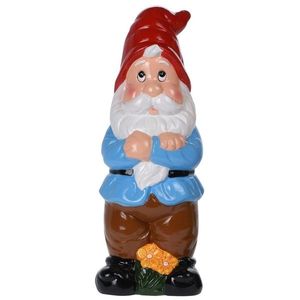 Zahradní trpaslík s červenou čepicí, 30 cm obraz