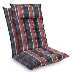 Blumfeldt Sylt, čalouněná podložka, podložka na židli, podložka na výše polohovací křeslo, polštář, polyester, 50 × 120 × 9 cm, 2x čalounění obraz