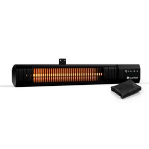 Blumfeldt Gold Bar Slim 2000 W sálavý ohřívač, 9 úrovní, funkce WiFi, dotykové ovládání, dálkový ovladač, IP 65 obraz