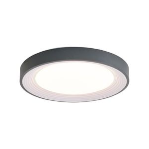 Moderní stropní svítidlo šedé s bílou 48cm vč. LED stmívatelné - Kanton obraz