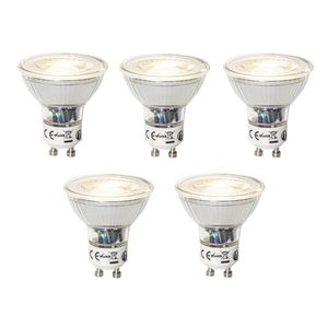 Sada 5 GU10 3-stupňových stmívatelných LED žárovek 7W 600 lm 4000K obraz