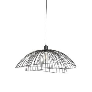 Designové závěsné svítidlo černé 60 cm - Pua obraz