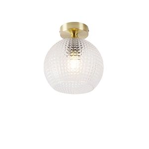 Stropní svítidlo v art deco stylu mosaz - Sphere obraz