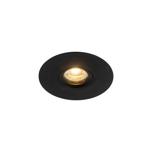 Chytré zapuštěné bodové svítidlo černé vč. Wifi GU10 50mm - Buco obraz