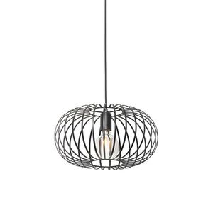 Designové závěsné svítidlo černé - Johanna obraz