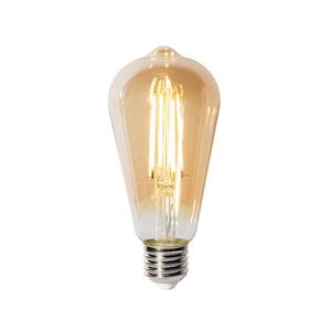 E27 3-stupňová stmívatelná LED žárovka ST64 zlatá 6W 700 lm 2700K obraz