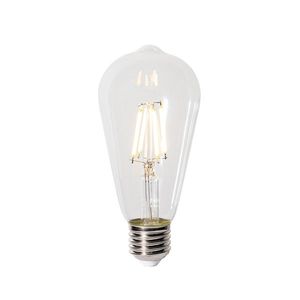 E27 Stmívatelná LED žárovka ST64 čirá 5W 600 lm 2700K obraz