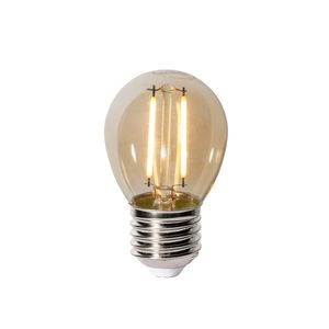 E27 stmívatelná LED žárovka P45 zlatá 3W 250 lm 2200K obraz