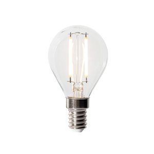 E14 stmívatelná LED žárovka P45 čiré sklo 3W 350 lm 2700K obraz