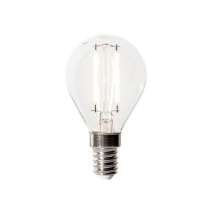 E14 stmívatelná LED žárovka P45 čiré sklo 3W 350 lm 3000K obraz