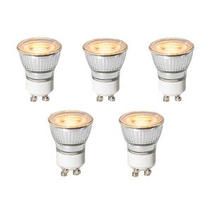 Sada 5 GU10 3-stupňových stmívatelných LED žárovek 35 mm 4W 200 lm 2200K obraz