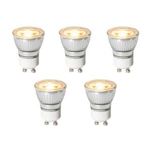 Sada 5 GU10 3-stupňových stmívatelných LED žárovek 35 mm 4W 220 lm 2700K obraz
