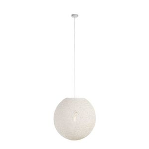 Rustikální závěsné svítidlo bílé 60 cm - Corda obraz