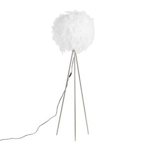 Romantická stojací lampa bílá - Feather obraz