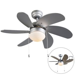 Stropní ventilátor šedý - Fresh 3 obraz
