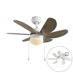 Stropní ventilátor bílý - Fresh 3 obraz