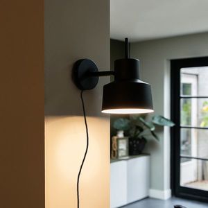 Chytrá nástěnná lampa černá vč. Wifi A60 - Chappie obraz