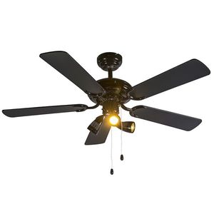 Stropní ventilátor černý - Mistral 42 obraz