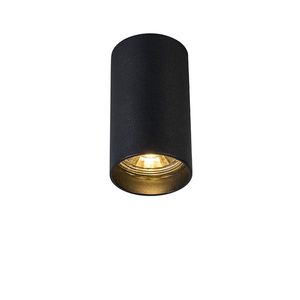 Moderní bodové světlo černé 5, 5 cm - Tuba obraz