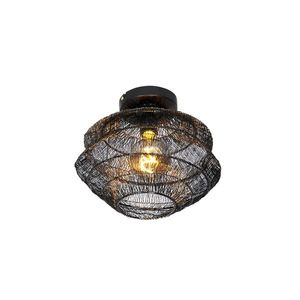 Orientální stropní svítidlo černé 25 cm - Vadi obraz
