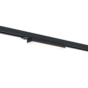 Moderní stropní svítidlo černé pro 1fázový kolejnicový systém 5W 400 lm 2700-4000K - Iconic Tsiri obraz