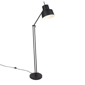 Retro stojací lampa černá - Chappie obraz