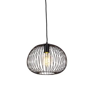 Designové závěsné svítidlo černé - Wire Dough obraz