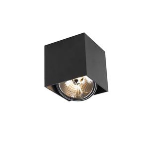 Designové bodové světlo černé čtvercové - Box obraz
