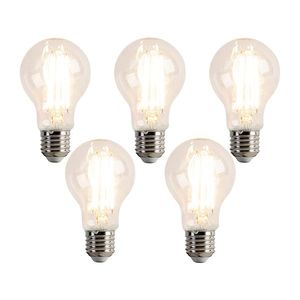 Sada 5 stmívatelných LED žárovek E27 A60 7W 780 lm 2700K obraz