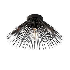 Stropní svítidlo v art deco stylu černé - Broom obraz
