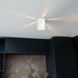 Designové stropní svítidlo bílé - Yana obraz
