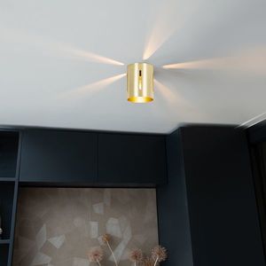 Designové stropní svítidlo zlaté - Yana obraz