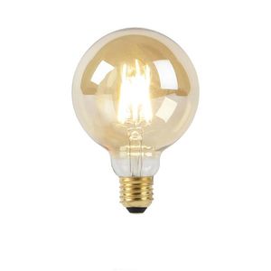 LED žárovka E27 Dim to Warm G95 zlatá 8W 806lm 2000-2700K obraz
