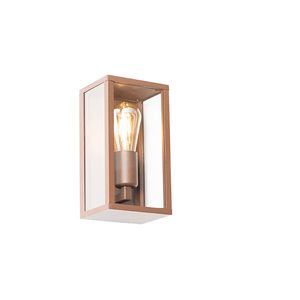 Průmyslová nástěnná lampa rezavě hnědá 26 cm IP44 - Charlois obraz