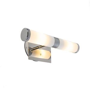 Moderní nástěnné svítidlo chrom IP44 - Bath 2 obraz