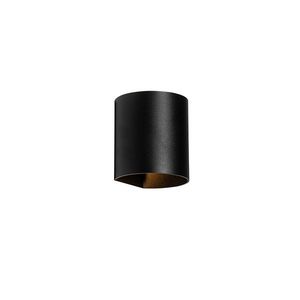 Moderní nástěnná lampa černá - Sabbio obraz