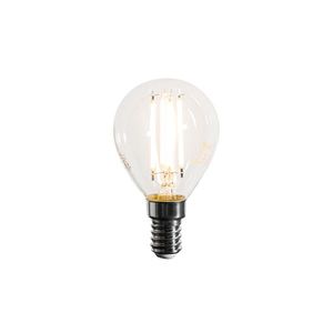 E14 Stmívatelné LED žárovky Filament G45 Čiré 4W 470 lm 2700K obraz