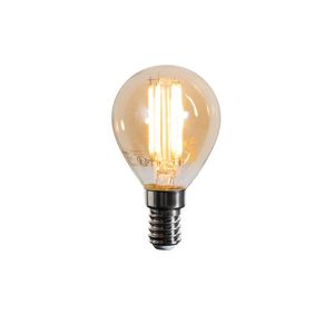 LED žárovky E14 G45 zlaté 2W 180 lm 2100K obraz