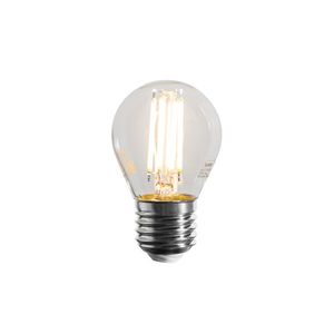 E27 Stmívatelné LED žárovky Filament G45 Čiré 4W 470 lm 2700K obraz