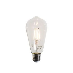 LED žárovky E27 Filament ST64 čiré 4W 470 lm 2700K obraz