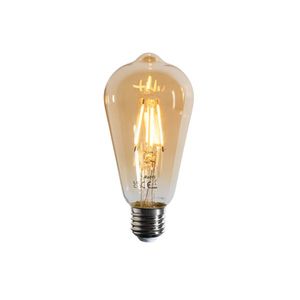 E27 Stmívatelné LED žárovky Filament ST64 Zlatá 4, 5W 450 lm 2200K obraz