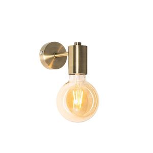 Průmyslová nástěnná lampa bronzová - Facil obraz