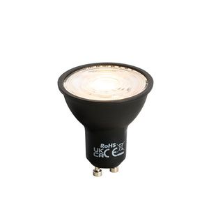 LED žárovka GU10 černá 7W 610lm 3000K obraz