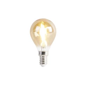 LED žárovka E14 P45 zlatá | 2W 180lm 2100K obraz
