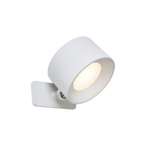 Moderní nástěnné svítidlo bílé vč. dobíjecí LED - Bright obraz